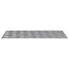 vidaXL Treppe Tritt Rechtwinklig 4 pcs Silber 80 x 40 cm Aluminium