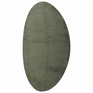 vidaXL Teppich HUARTE Waldgr&uuml;n 80 x 150 cm Polyester
