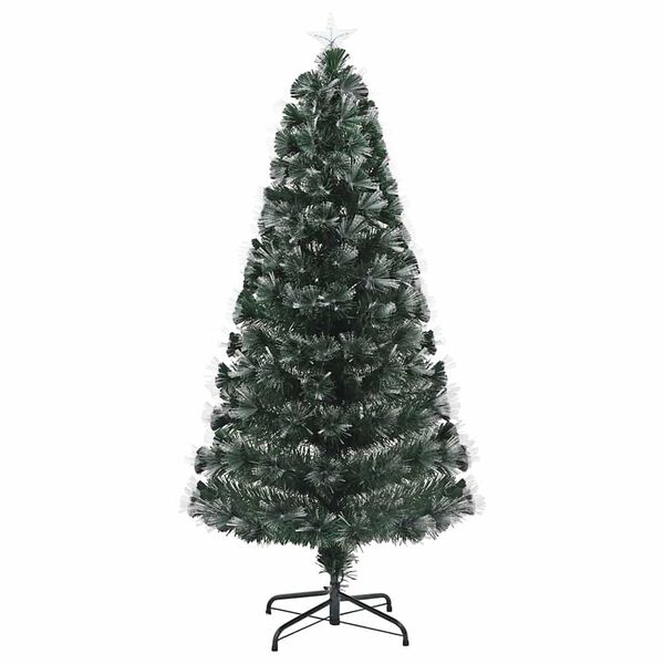 vidaXL Künstlicher Weihnachtsbaum Grün 120 cm PVC