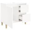 vidaXL Badschrank Wei&szlig; 65x33x60 cm Holzwerkstoff