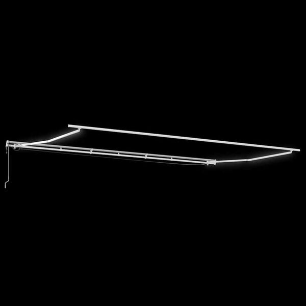 vidaXL Einziehbare Markise Gelb und Orange 600 x 350 cm