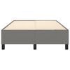 vidaXL Boxspringbettgestell Dunkelgrau 120x200 cm Stoff