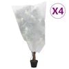 vidaXL Wintervlies mit Kordelzug 4 Stk. 70 g/m&sup2; 0,8x1,2 m