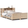 vidaXL Massivholzbett ohne Matratze 150x200 cm Kiefernholz