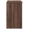vidaXL Schminktisch mit Spiegel Braun Eichen-Optik 73x46,5x120 cm