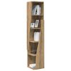 vidaXL Eckschrank Artisan-Eiche 27,5x27x140cm Holzwerkstoff