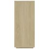 vidaXL Sideboard Sonoma-Eiche 120x30x75 cm Holzwerkstoff