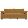 vidaXL 3-Sitzer-Sofa Braun 220x77x82 cm Samt