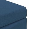 vidaXL Hocker Blau 61 x 41 x 40 cm Stoff und Pressholz