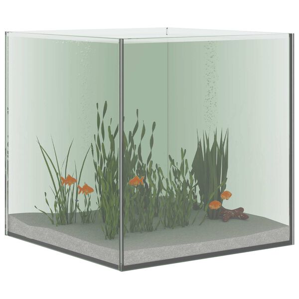 vidaXL Aquarium mit Speicher Transparent 30 x 30 x 30 cm Glas
