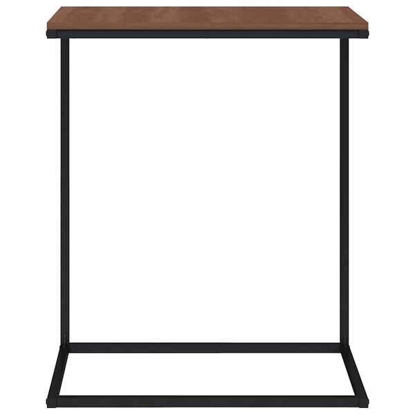 vidaXL Beistelltisch Schwarz 55x35x66 cm Holzwerkstoff