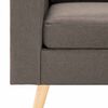 vidaXL Sessel Taupe Stoff