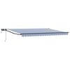 vidaXL Manuelle Gelenkarmmarkise mit LEDs 4 x 3 m