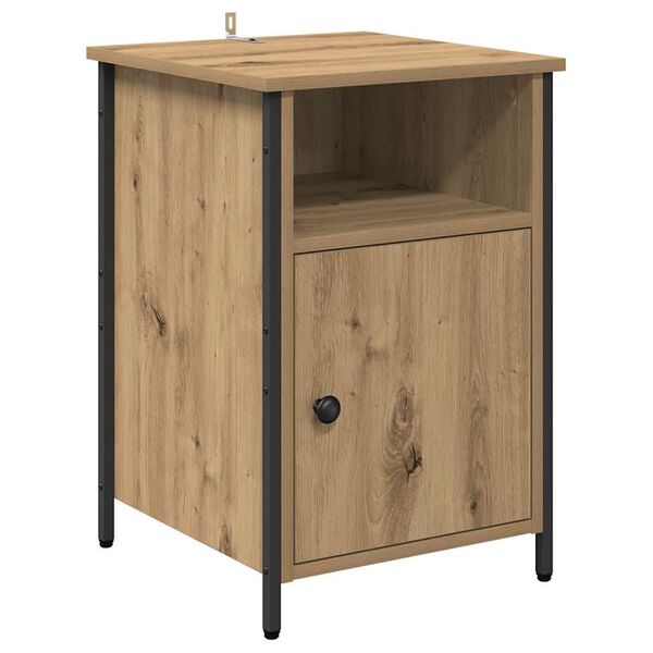 vidaXL Nachttisch Artisan-Eiche 40 x 42 x 60 cm Holzwerkstoff
