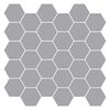 vidaXL Sechseckige Fliese 50 pcs Grau 30 x 30 cm Polyurethan und PET