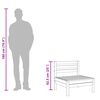vidaXL Gartensofa 3-Sitzer Massivholz Douglasie