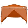 vidaXL Pop-up Pavillon Zelt Orange 300 x 300 cm Stoff