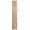 vidaXL Badschrank Sonoma-Eiche 32x34x188,5 cm Holzwerkstoff