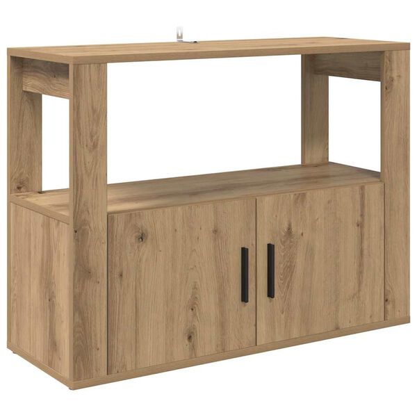 vidaXL Sideboard Artisan-Eiche 80 x 30 x 60 cm Holzwerkstoff