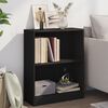 vidaXL Bücherregal Schwarz 60x24x76 cm Holzwerkstoff