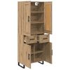 vidaXL Highboard Artisan-Eiche 69,5 x 34 x 180 cm Holzwerkstoff
