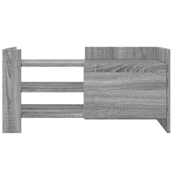 vidaXL TV-Schrank Grau Sonoma 80x35x40 cm Holzwerkstoff