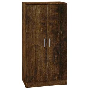 vidaXL Schuhschrank R&auml;uchereiche 55x35x108 cm Holzwerkstoff