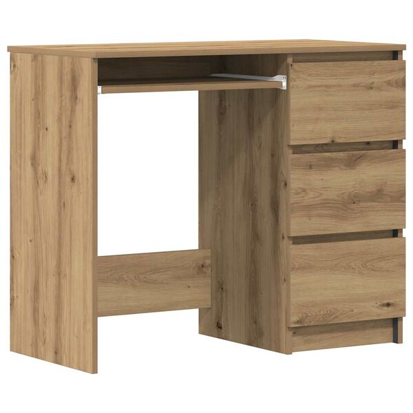 vidaXL Schreibtisch Artisan-Eiche 90x45x76 cm Holzwerkstoff
