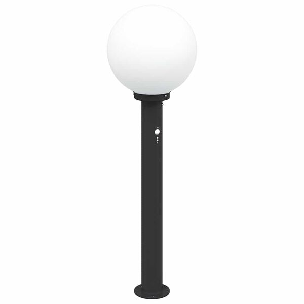 vidaXL Pollerleuchte mit Sensor 80 cm Schwarz IP44