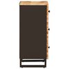 vidaXL Seitenschrank Braun 40 x 33 x 75 cm Massivholz Mango