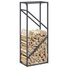vidaXL Brennholzregal Anthrazit 40x25x100 cm Kaltgewalzter Stahl