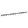 vidaXL Raseneinfassung 30 pcs 102 x 4 x 4 cm Stahl Silber