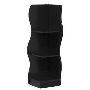 vidaXL Eckregal Schwarz 34 x 33 x 102 cm Holzwerkstoff