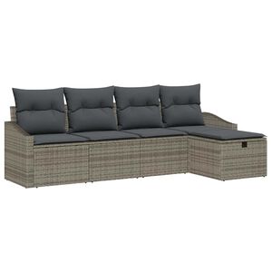 vidaXL Sofa Set 6 stk. Poly-Rattan