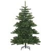 vidaXL K&uuml;nstlicher klappbarer Weihnachtsbaum Gr&uuml;n 150 cm PVC und Stahl