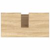 vidaXL Badschrank Sonoma-Eiche 65x33x60 cm Holzwerkstoff
