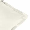 vidaXL Hochlehner-Auflagen 4 Stk. Melange Creme 120x50x7 cm Stoff