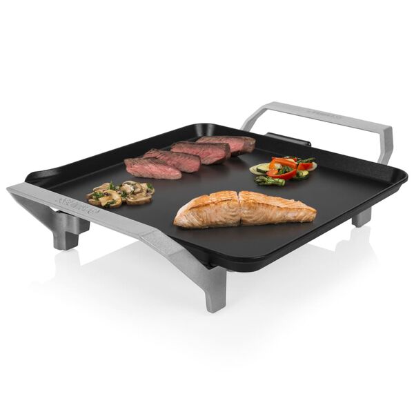 Princess Chef Tischgrill Premium 1500 W Schwarz und Silbern