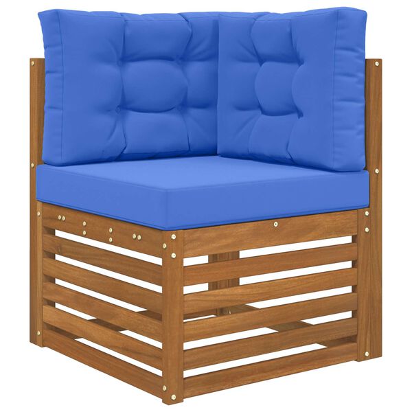 vidaXL Sofakissen f&uuml;r drau&szlig;en 3 pcs T&uuml;rkis Polyester