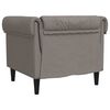 vidaXL Chesterfield-Sessel Taupe Stoff