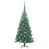 vidaXL Weihnachtsbaum mit 150 LEDs mit St&auml;nder Gr&uuml;n 120 cm PVC