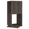 vidaXL Drehregal Grau und Sonoma-Eiche 34,5x34,5x75,5 cm Holzwerkstoff