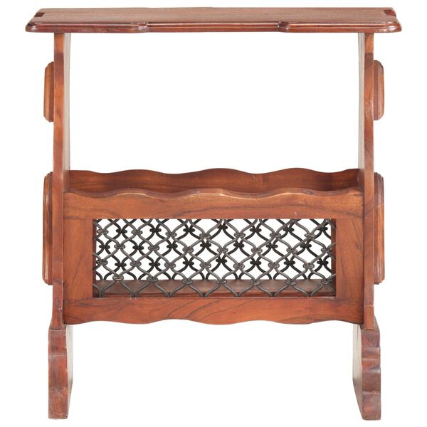 vidaXL Zeitungsst&auml;nder 50x30x53 cm Akazie Massivholz