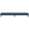 vidaXL Boxspringbett ohne Matratze Dunkelblau 100x210 cm Samt