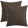 vidaXL Kissen mit Kissen HEERLEN 2 Stk. Taupe Stoff
