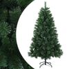 vidaXL K&uuml;nstlicher Weihnachtsbaum 120 cm PVC und Metall Gr&uuml;n