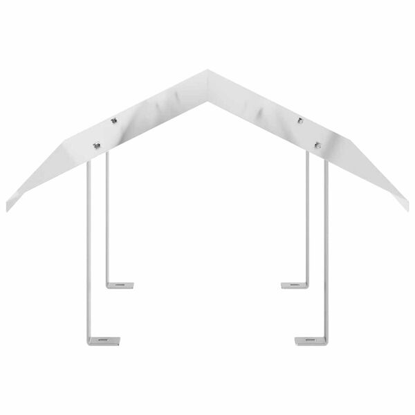 vidaXL Kaminhaube Silber 60 x 60 x 38 cm Edelstahl