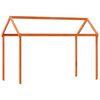 vidaXL Etagenbett mit Dach Wachsbraun 90x190 cm Massivholz Kiefer