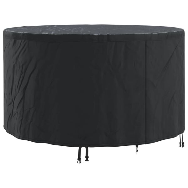 vidaXL Gartenmöbelabdeckung Schwarz 157 x 157 x 85 cm 420D-Gewebe