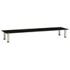 vidaXL TV-Tisch Schwarz 140x35x17 cm Hartglas